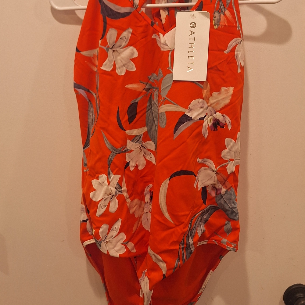 Athleta Floral One-Piece Swimsuit